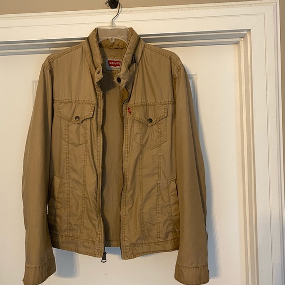 Levis Mens Washed Cotton Two Pocket 